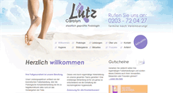 Desktop Screenshot of podologieundfusspflege.com